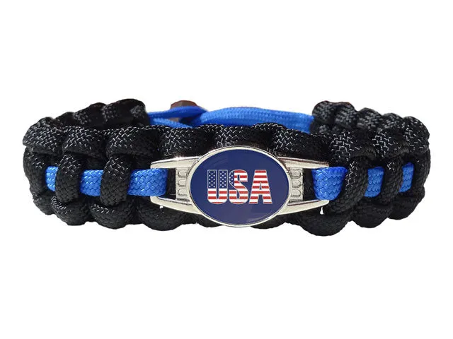 "U.S.A." Paracord Bracelet