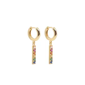 Rainbow Brite Earrings in Gold