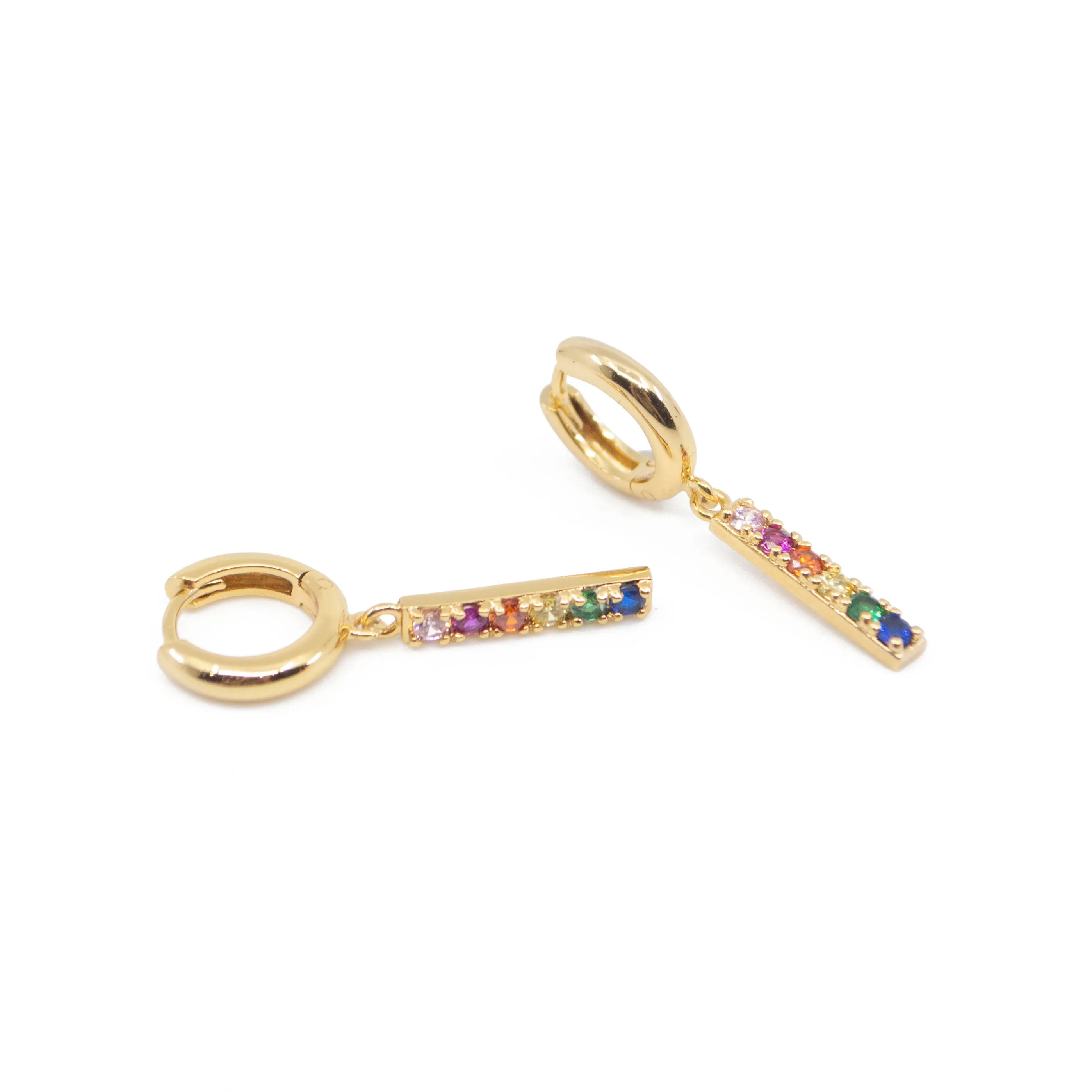 Rainbow Brite Earrings in Gold