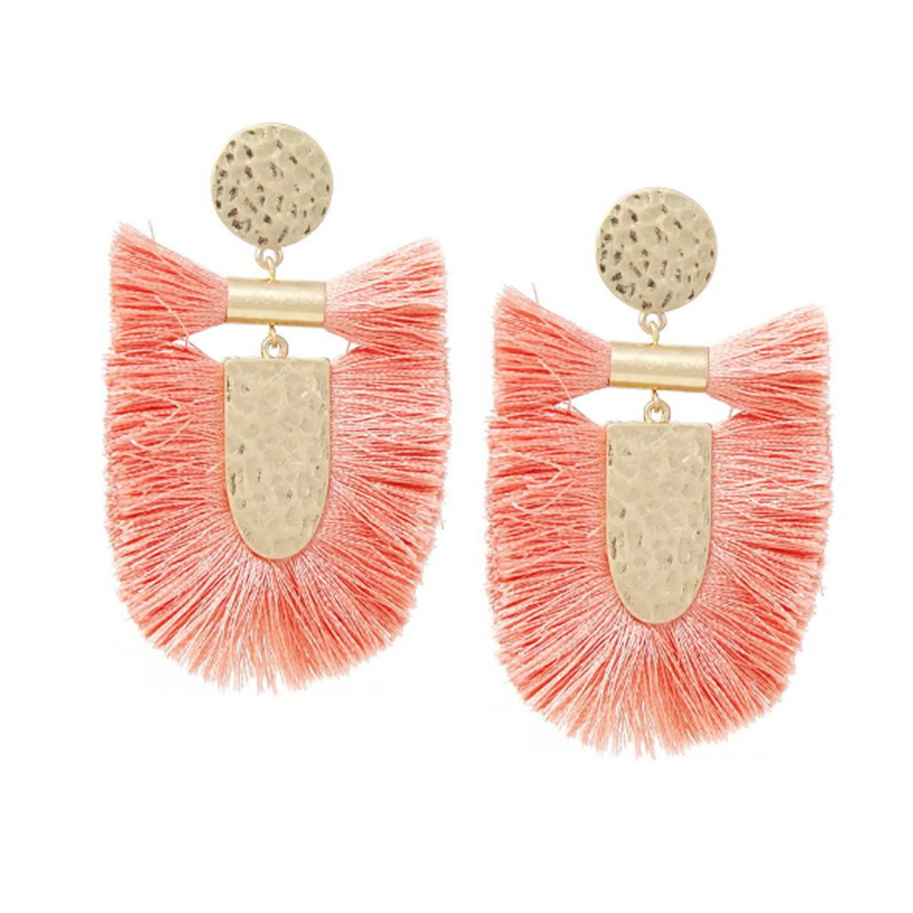 Reese Earrings in Coral