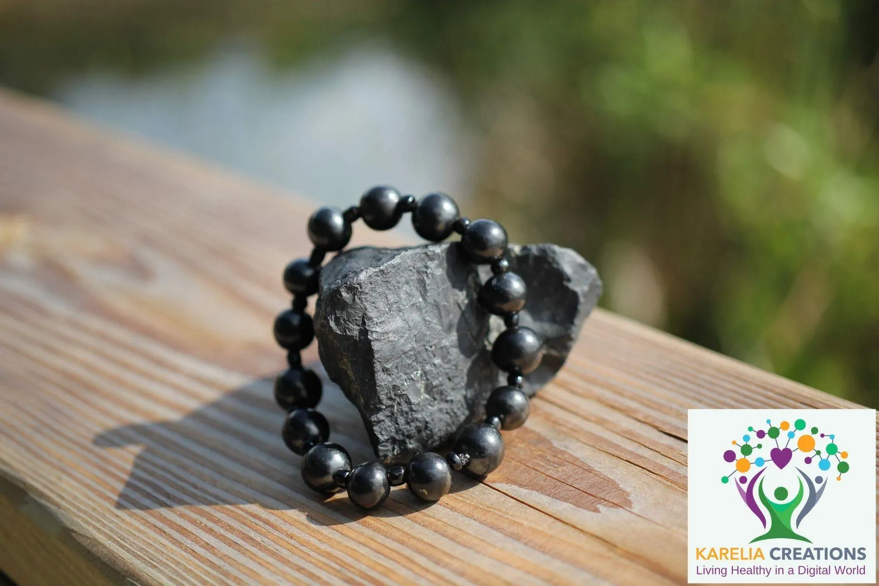 RETIRED - Shungite Multi-Bead Bracelet - Unisex