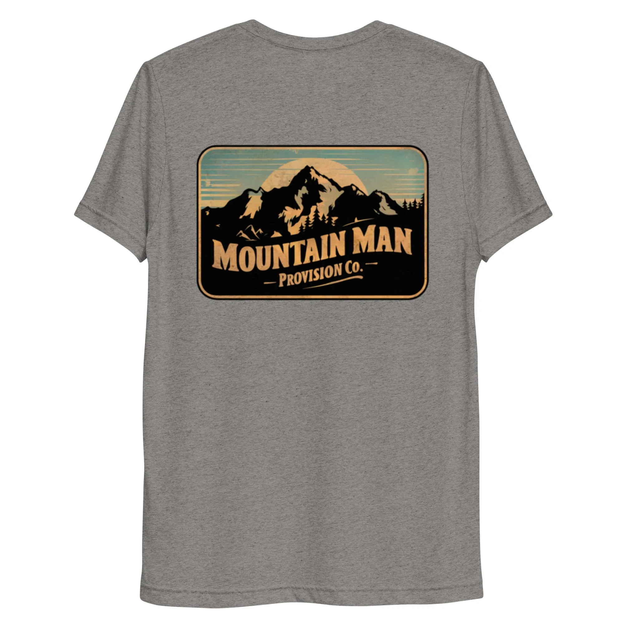 Retro Mountain Patch Short Sleeve T-Shirt | Mountain Man Provision Co.