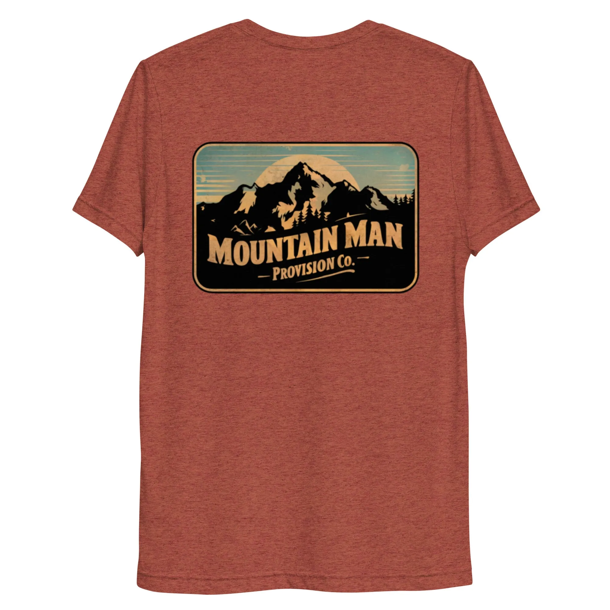 Retro Mountain Patch Short Sleeve T-Shirt | Mountain Man Provision Co.