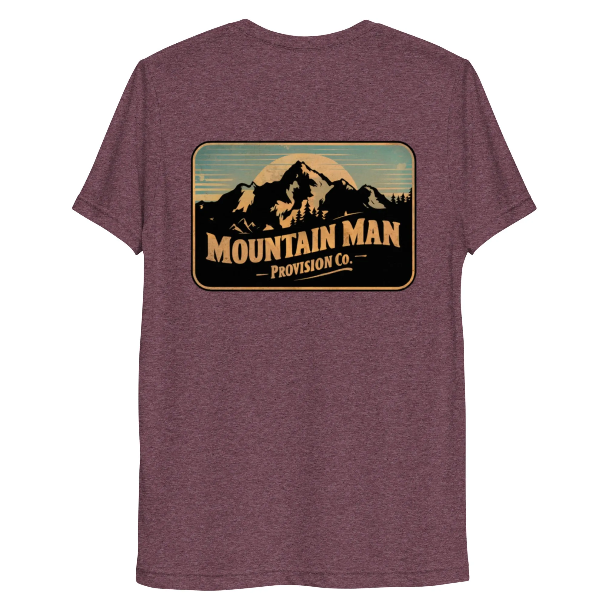 Retro Mountain Patch Short Sleeve T-Shirt | Mountain Man Provision Co.