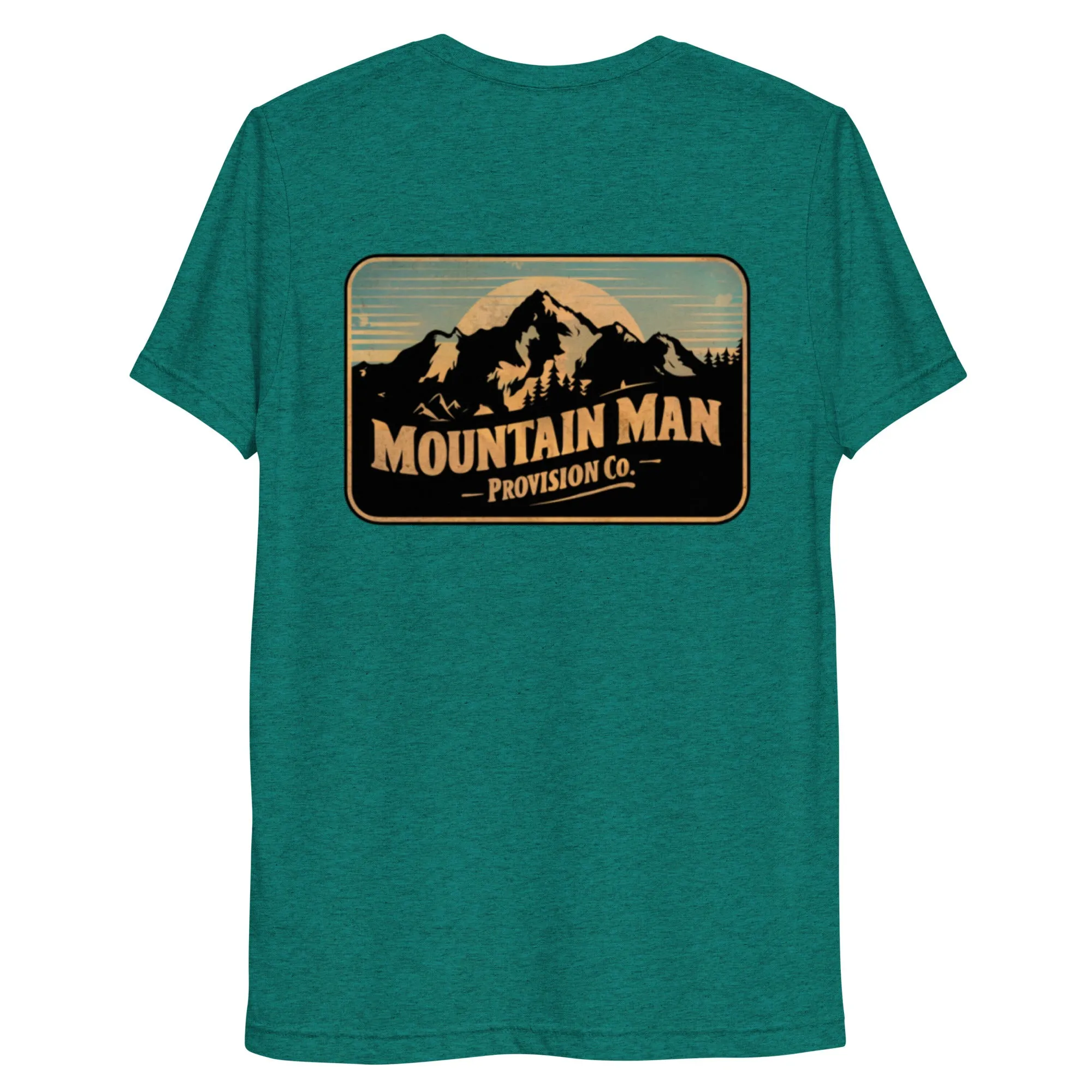 Retro Mountain Patch Short Sleeve T-Shirt | Mountain Man Provision Co.