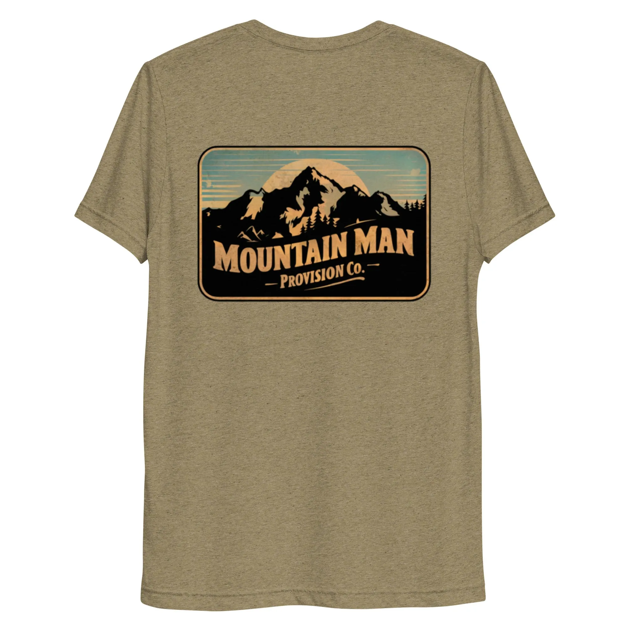 Retro Mountain Patch Short Sleeve T-Shirt | Mountain Man Provision Co.