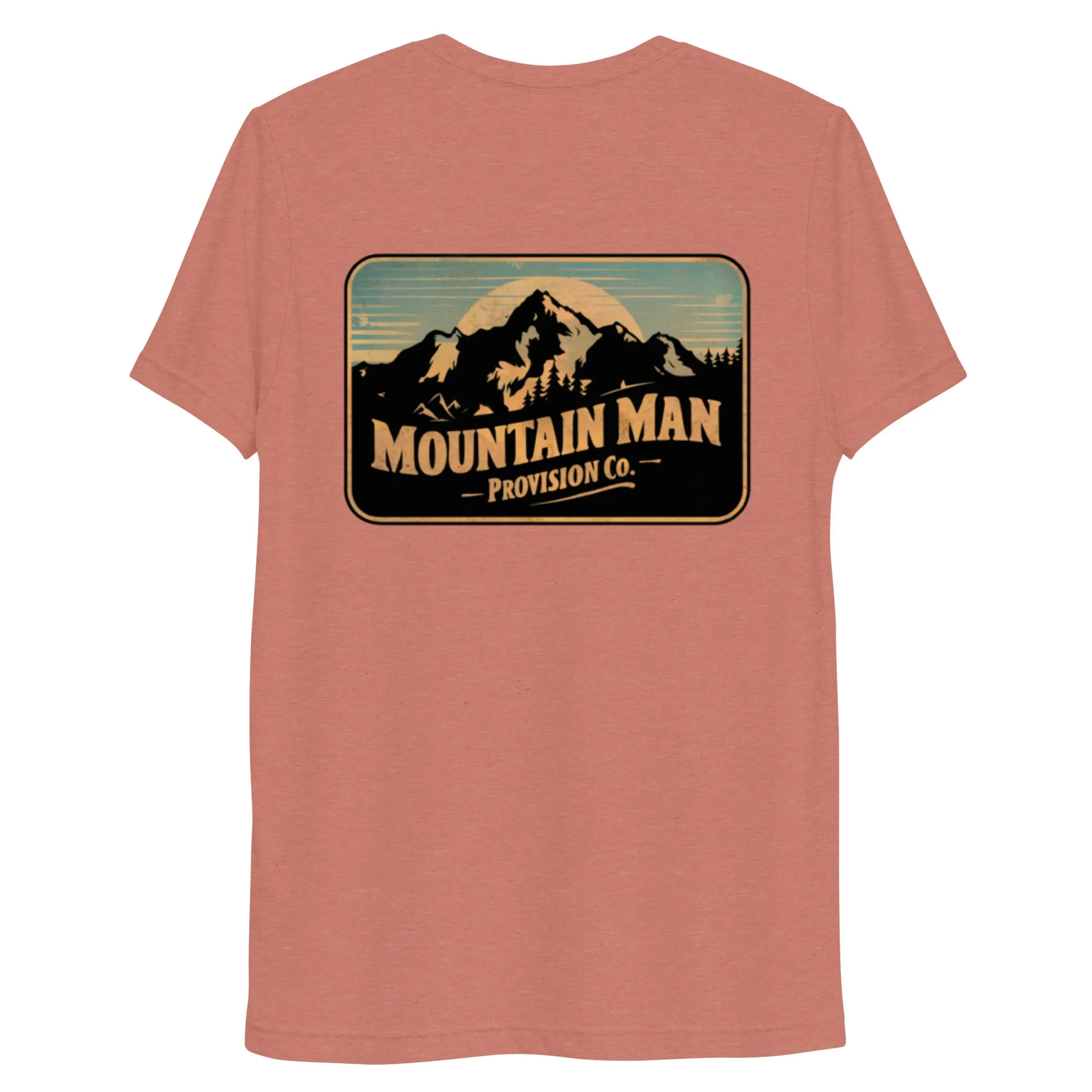 Retro Mountain Patch Short Sleeve T-Shirt | Mountain Man Provision Co.