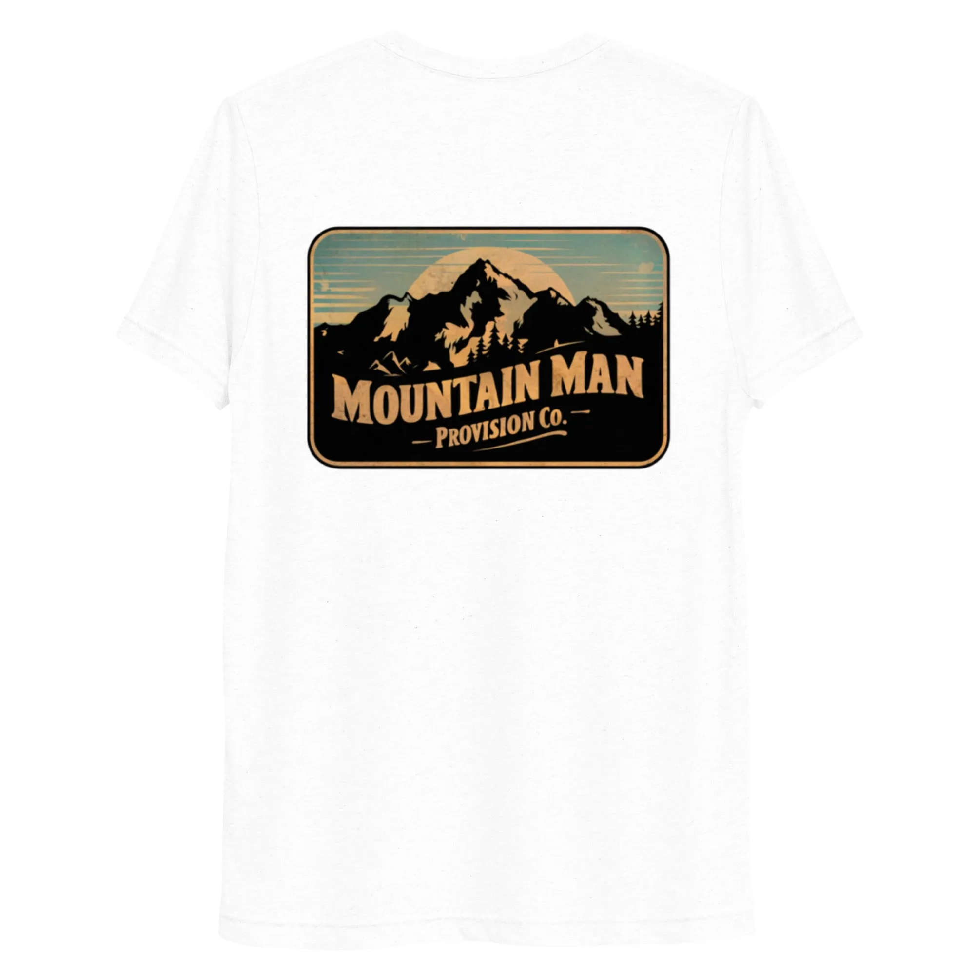 Retro Mountain Patch Short Sleeve T-Shirt | Mountain Man Provision Co.
