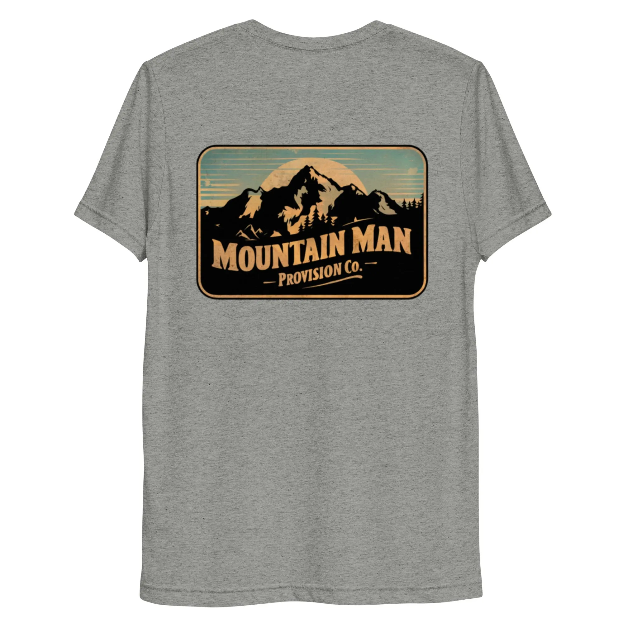 Retro Mountain Patch Short Sleeve T-Shirt | Mountain Man Provision Co.