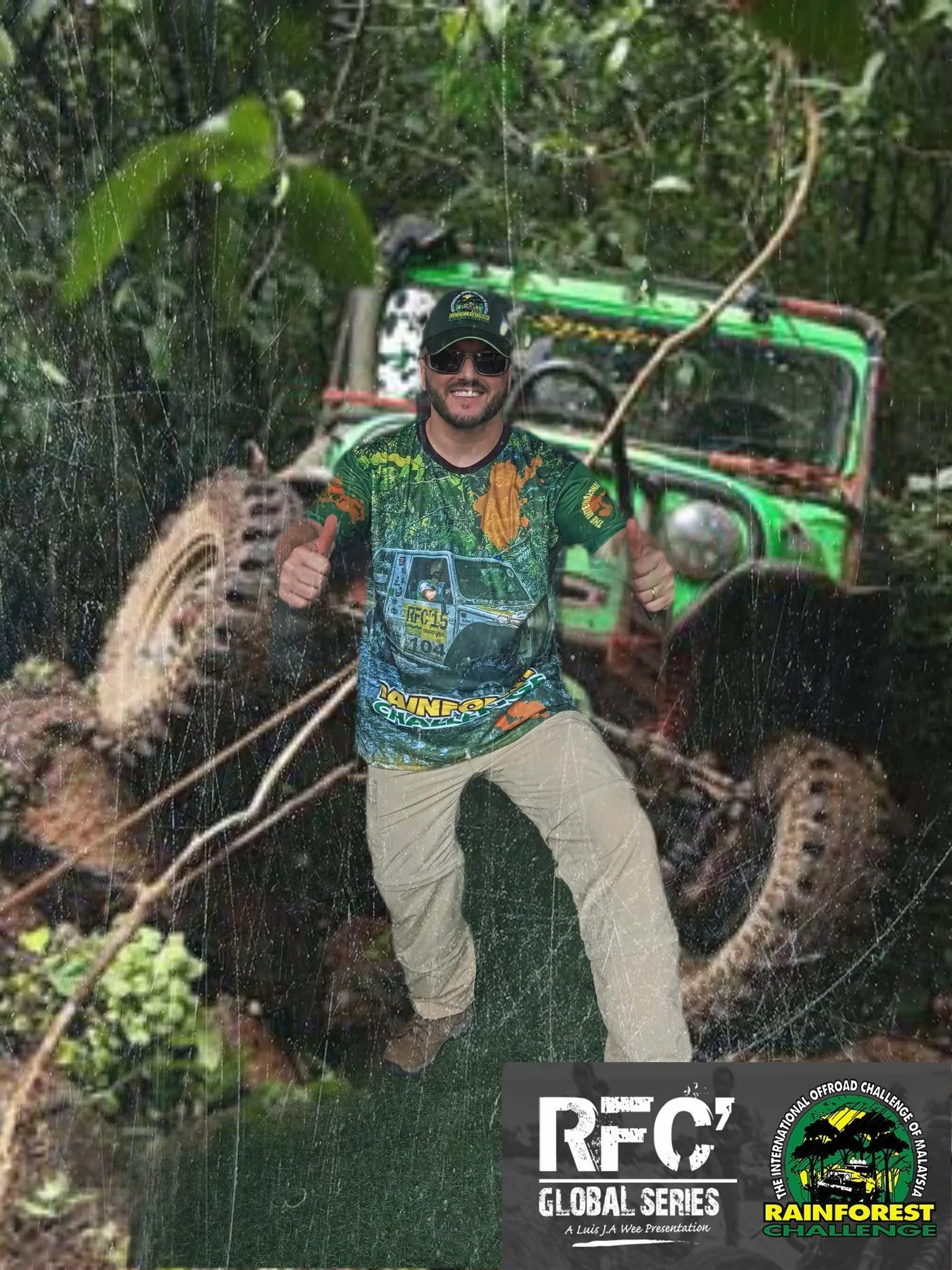 RFC - RainForest Challenge - L FULL SUBLIMATION ROUND NECK T-SHIRT 2018