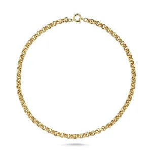 ROUND MEDIUM LINK NECKLACE