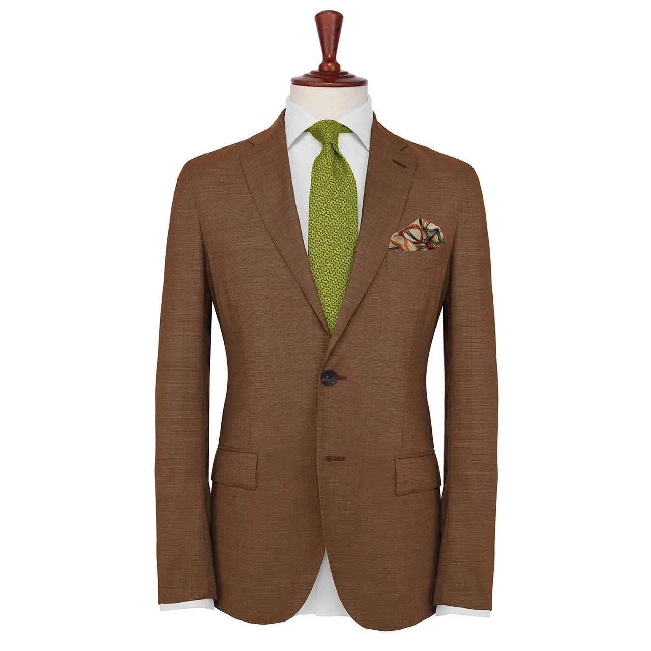 Running Rings Cream Pocket Square