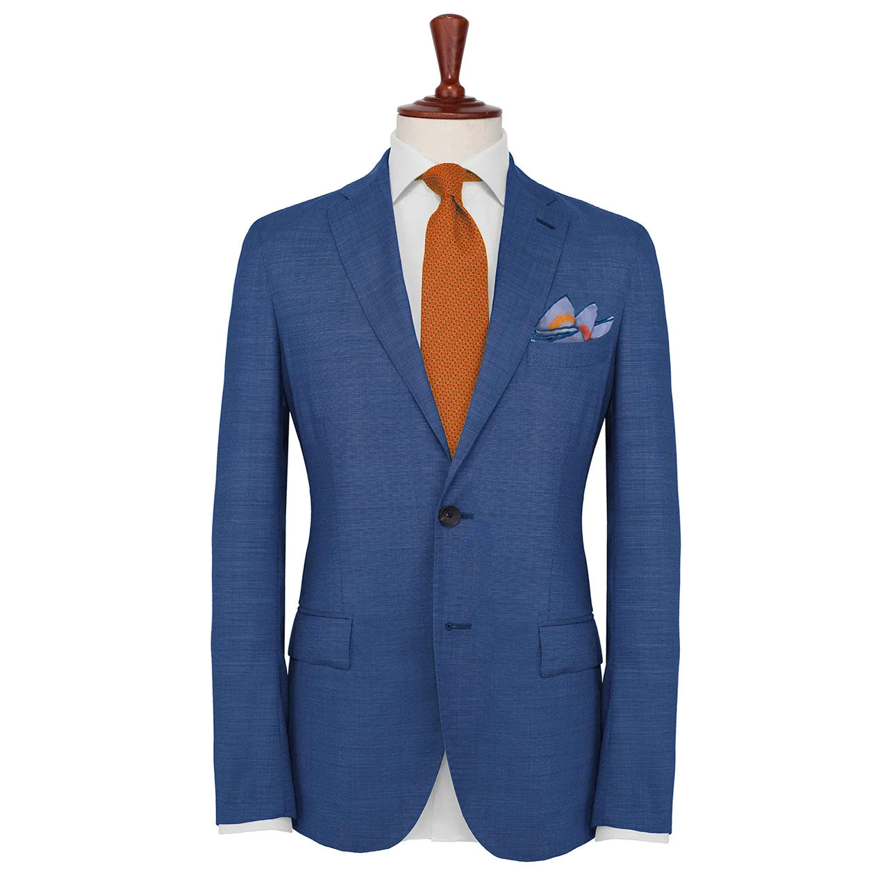 Running Rings Lavender Pocket Square