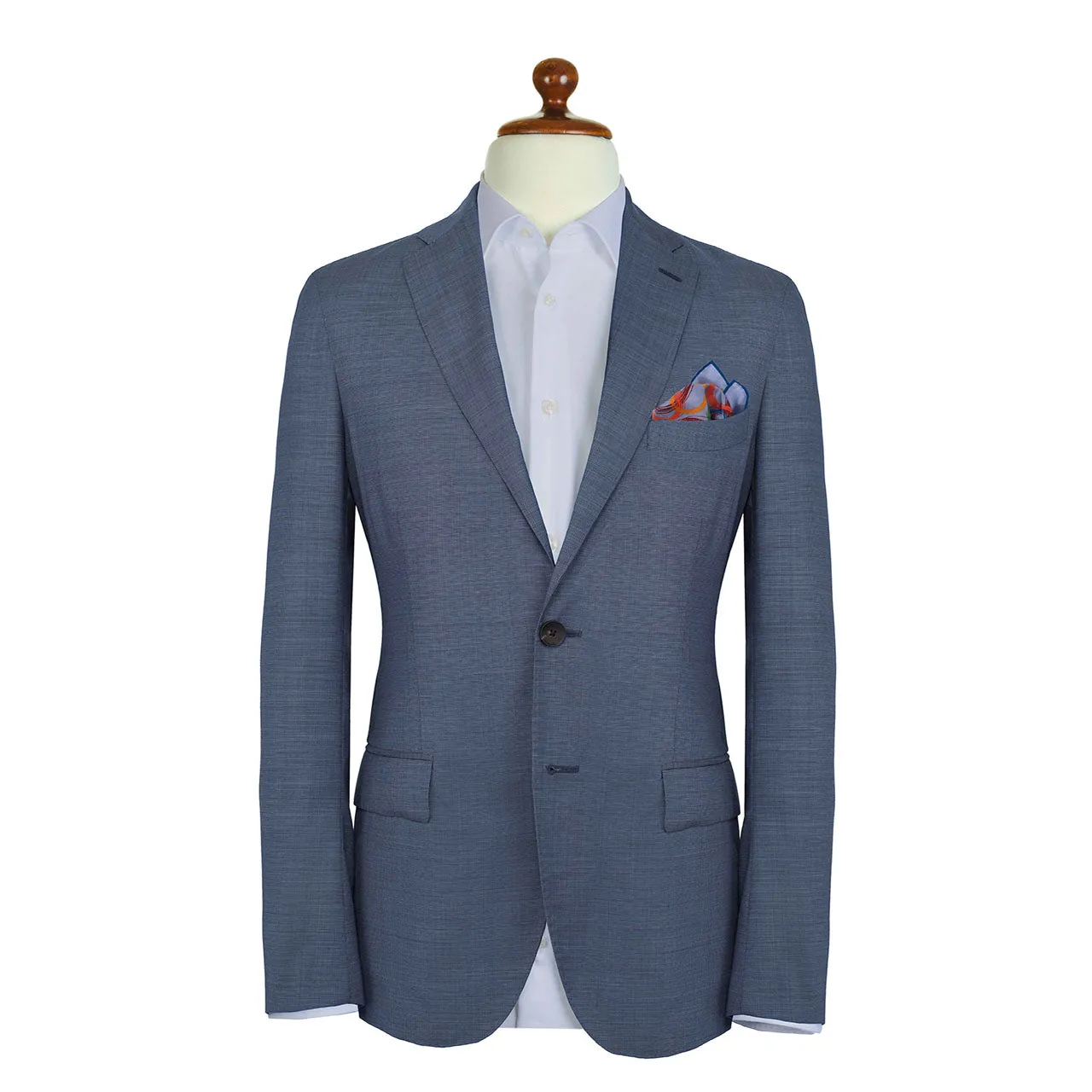Running Rings Lavender Pocket Square