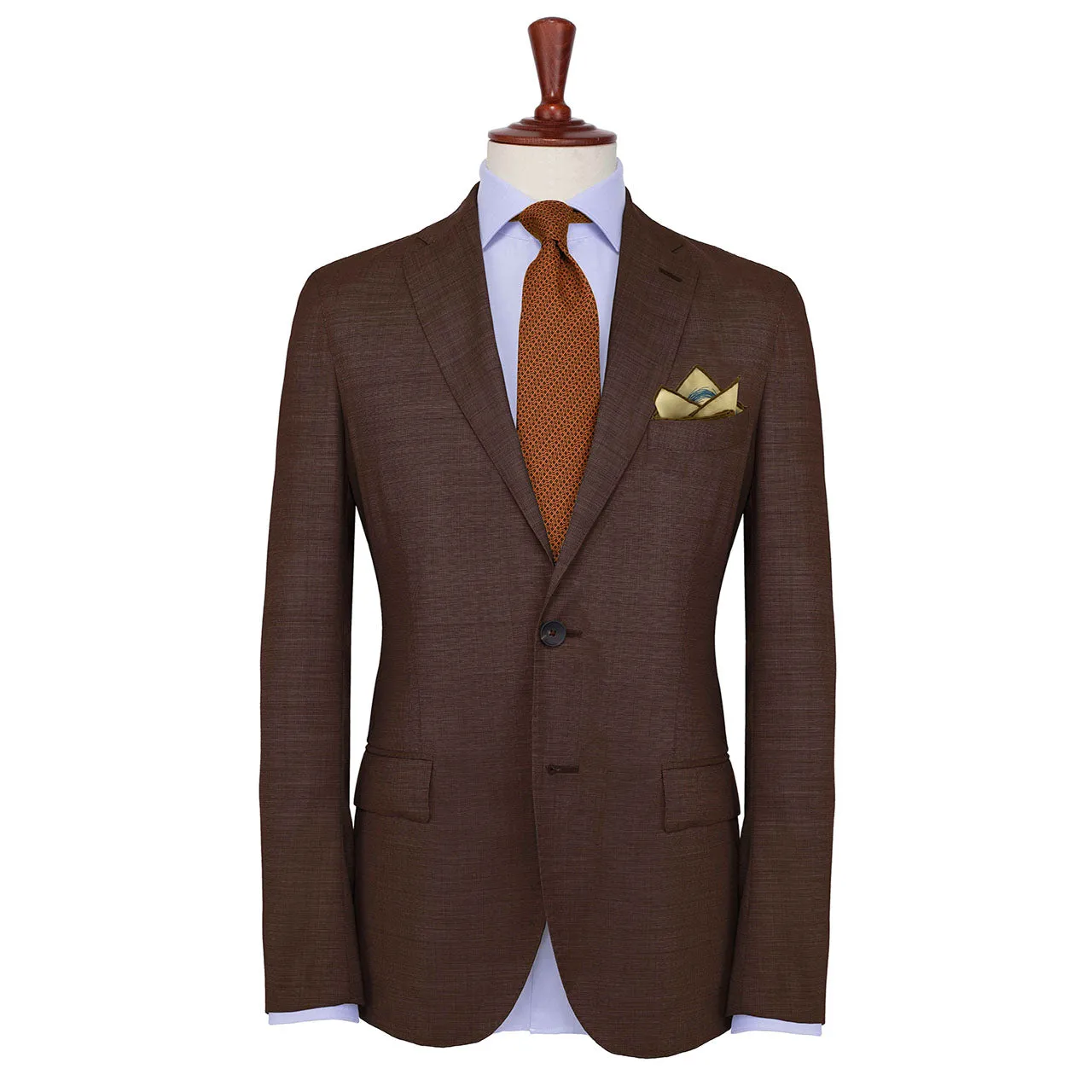 Running Rings Sepia Pocket Square