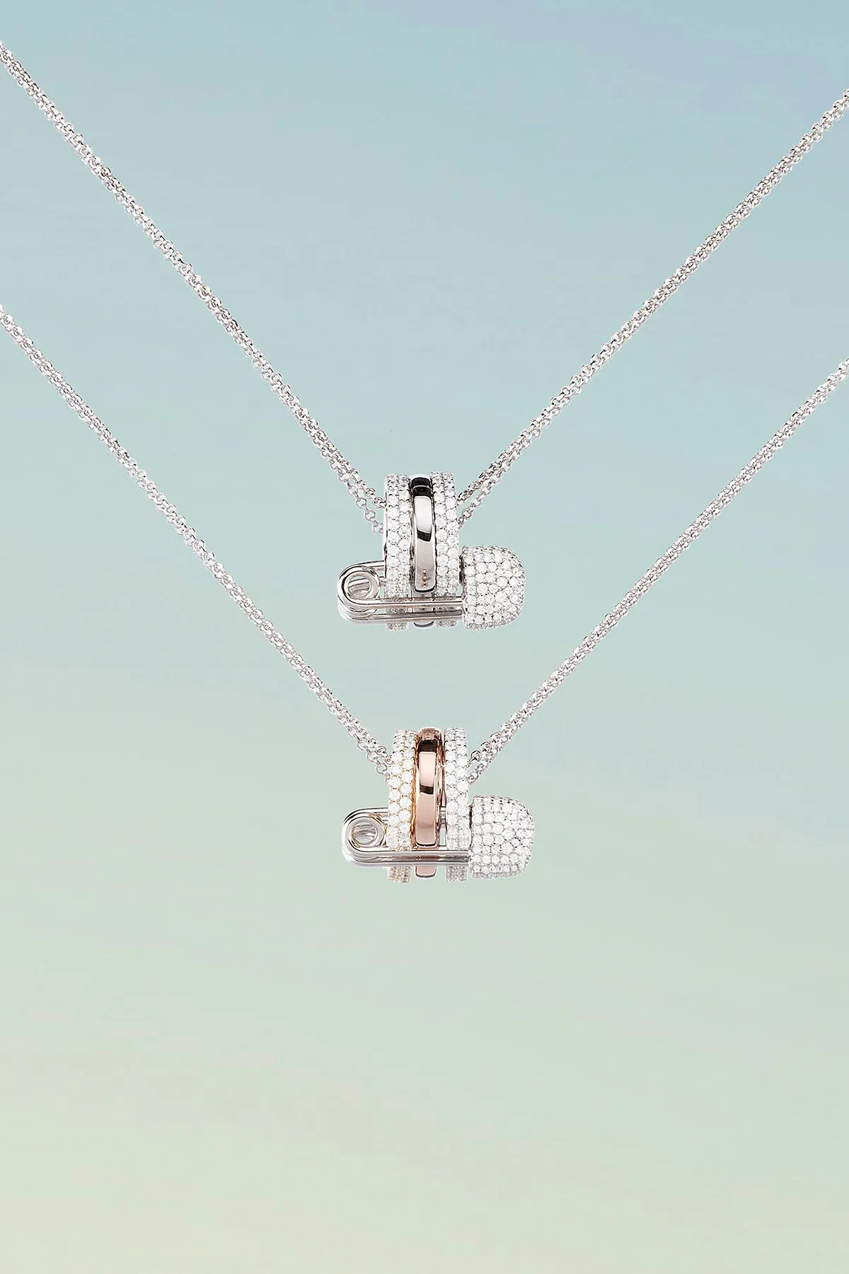 Safety Pin Adjustable Necklace