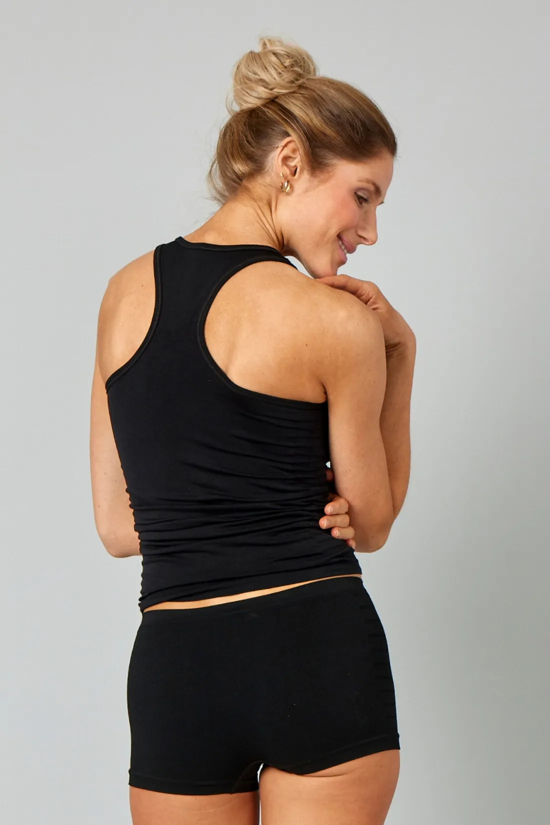 Seamless Tank Top - Black