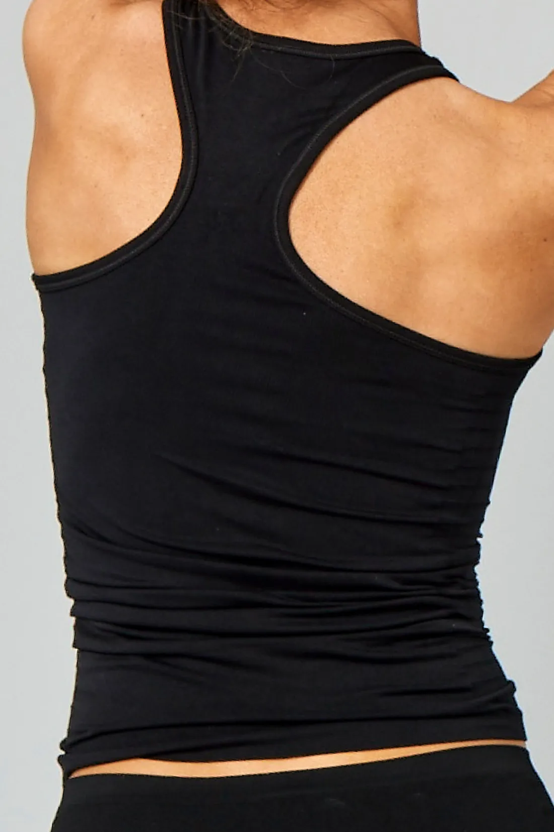 Seamless Tank Top - Black