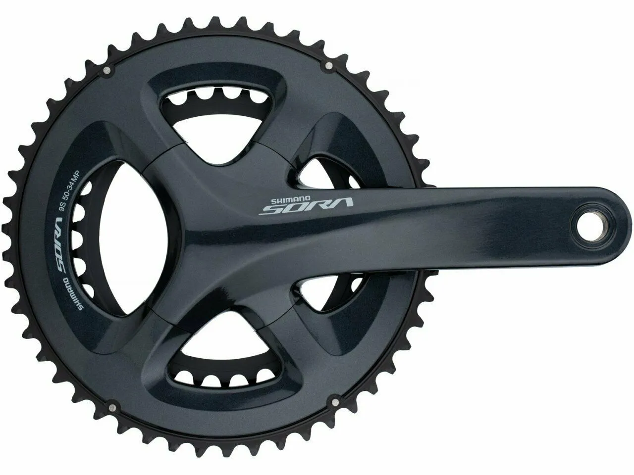 Shimano Sora FC-R3000 Compact 2 x 9 Speed Crankset - 50 / 34t - 170mm Arm