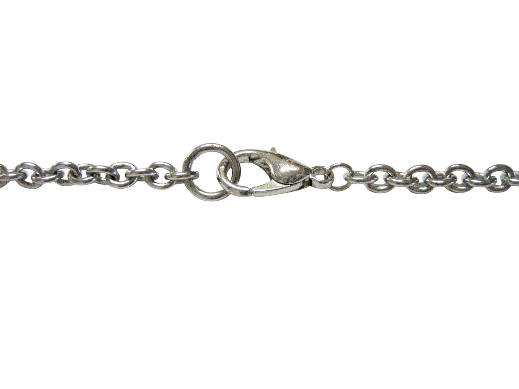 Shiny Gear Shift Pendant Necklace