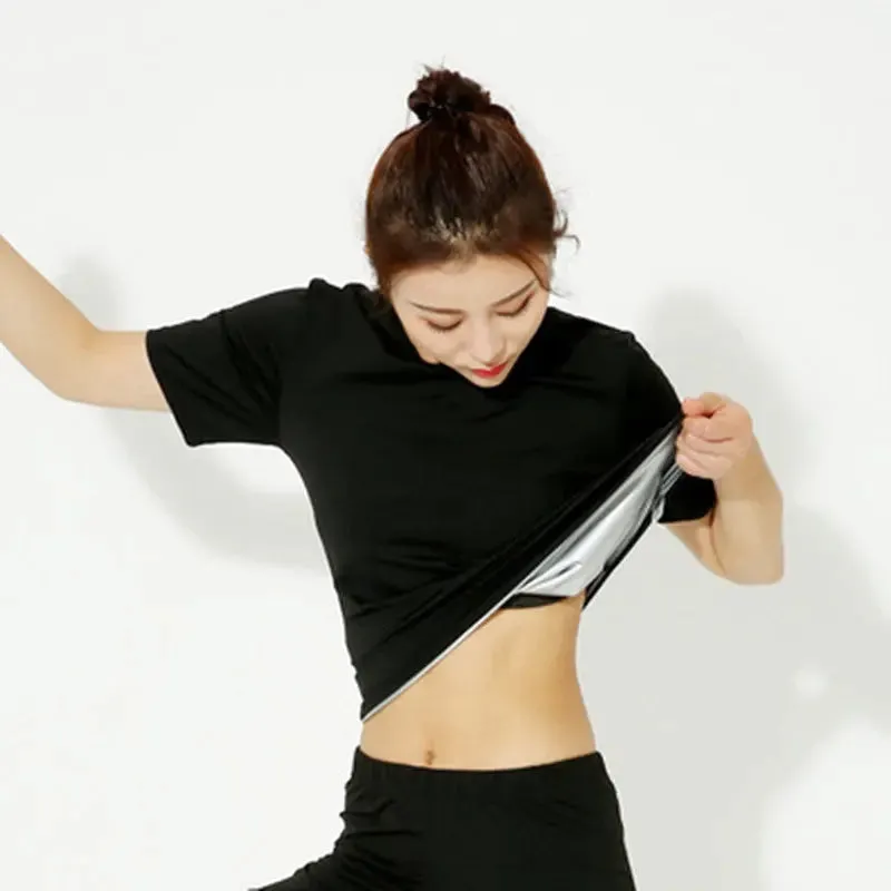 Short Sleeve Sauna   Yoga Top