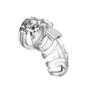 Shots 3.5 Inch Male Clear Chastity Cage for Him