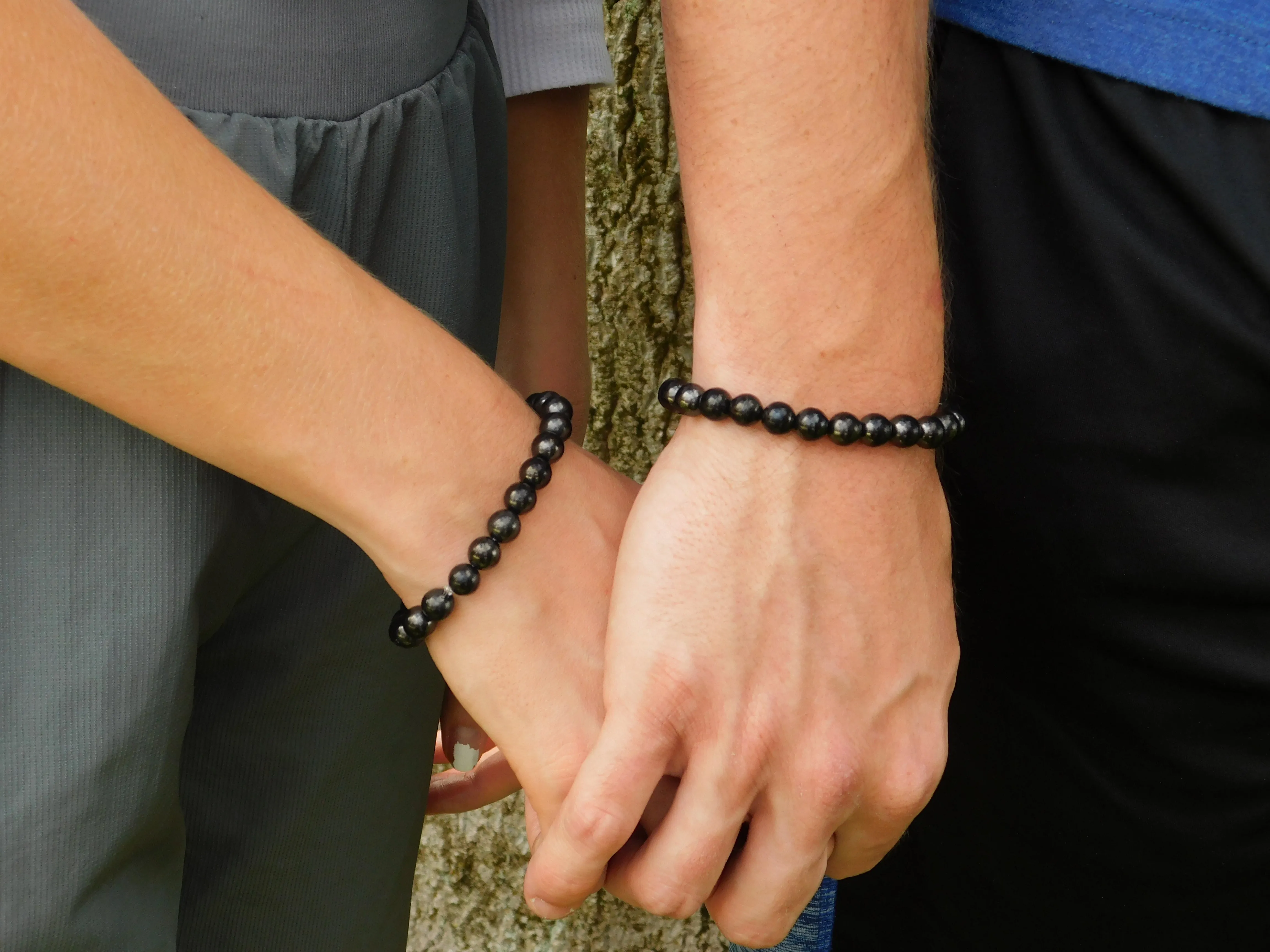 Shungite Bracelet - 8mm Beads, Unisex