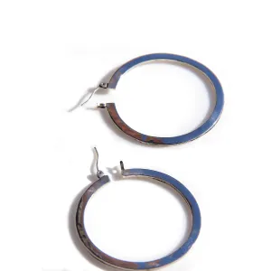 Silver Hoops