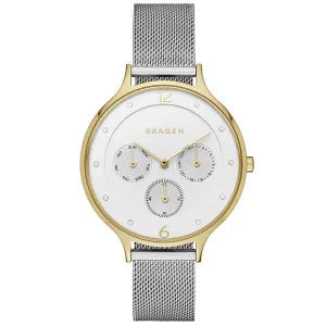 Skagen Anita Silver Mesh Bracelet Silver Dial Quartz Watch for Ladies - SKW2400