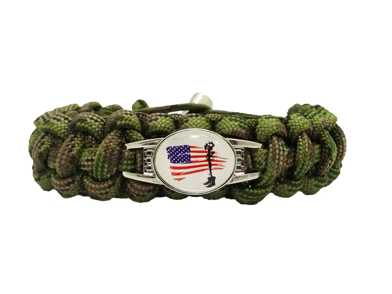 Soldiers Cross Paracord Bracelet