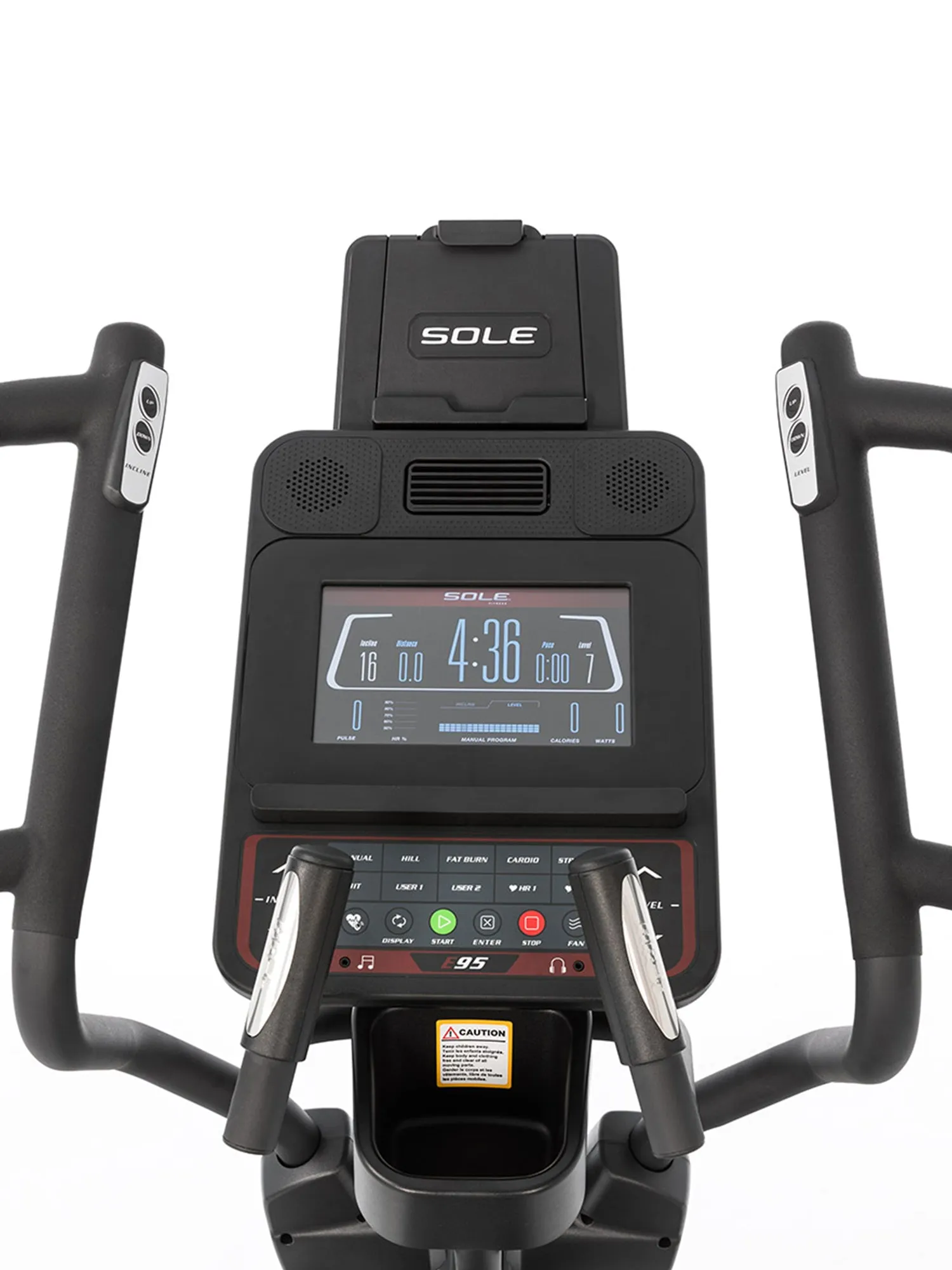 Sole Fitness E95 Elliptical Cross Trainer with 13.3" Touchscreen