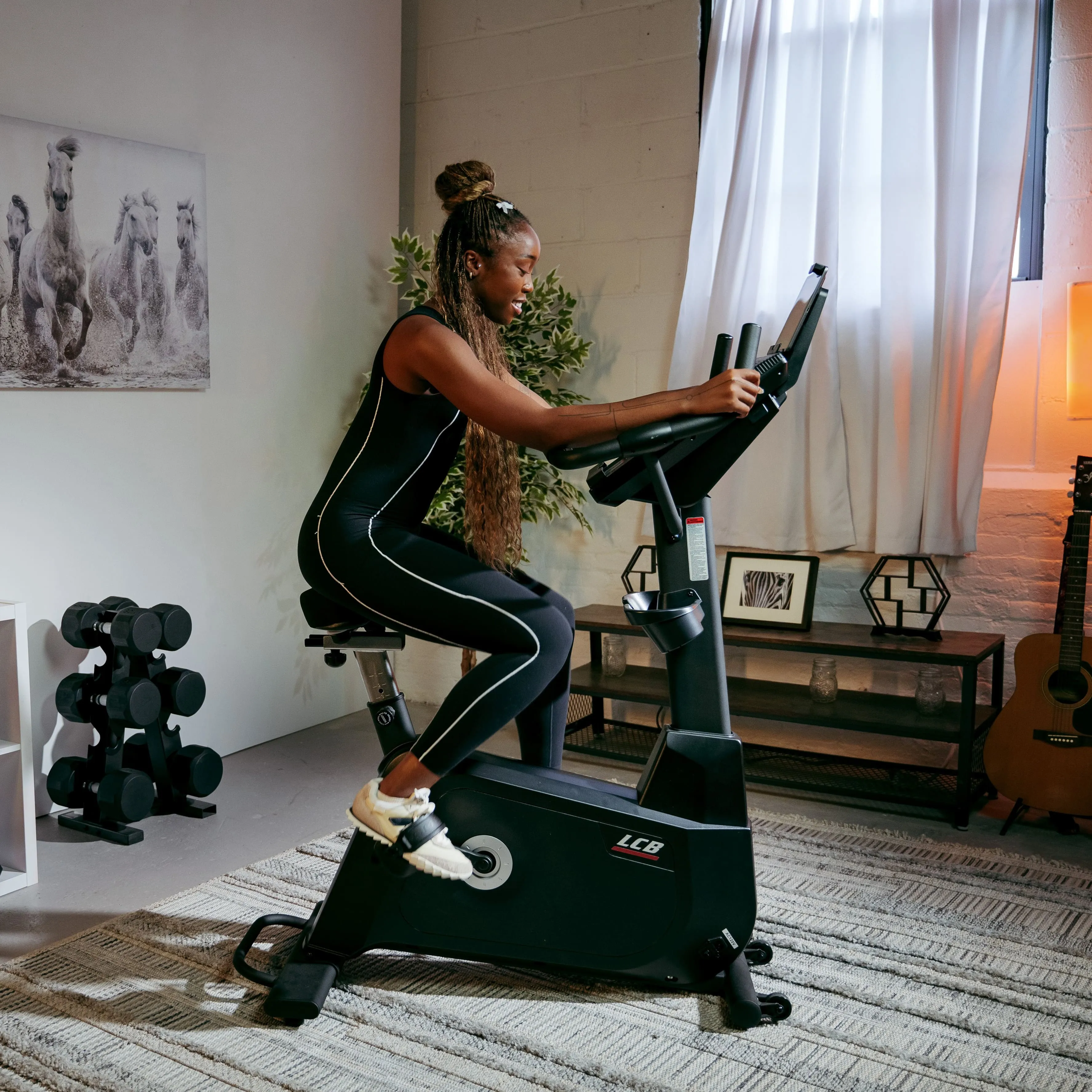 Sole Fitness Light Commercial Upright Bike with 10.1" Touchscreen