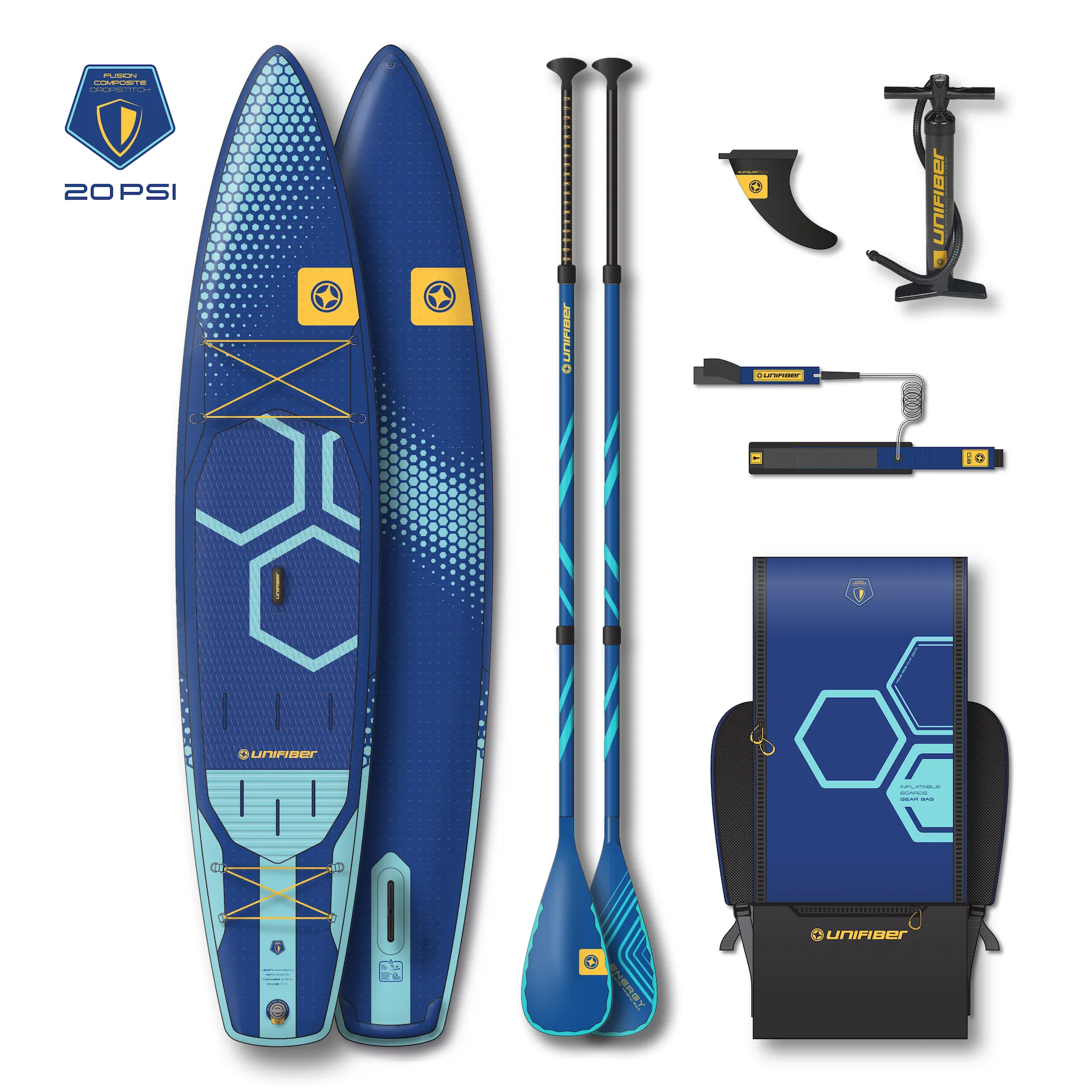 Sonic Touring iSup 12'6" (FCD) incl. Paddle & Leash