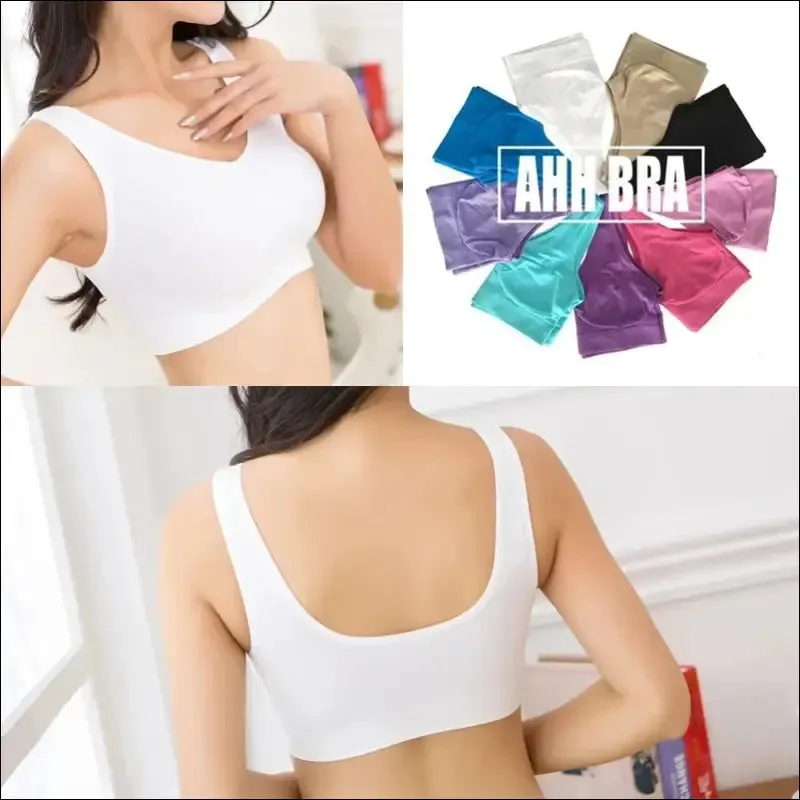 Sports bra plus size set - seamless, comfort soft, fitness yoga tops | 3pcs