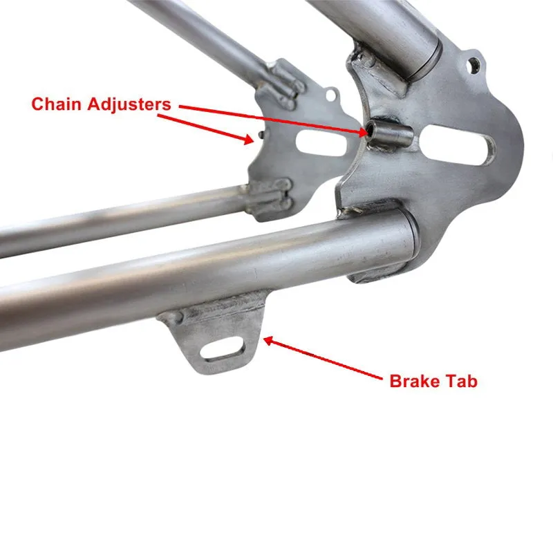 Sportster Hardtail Kit for 1982-2003 by TC Bros. (Weld On) fits Stock 130-150 Tire