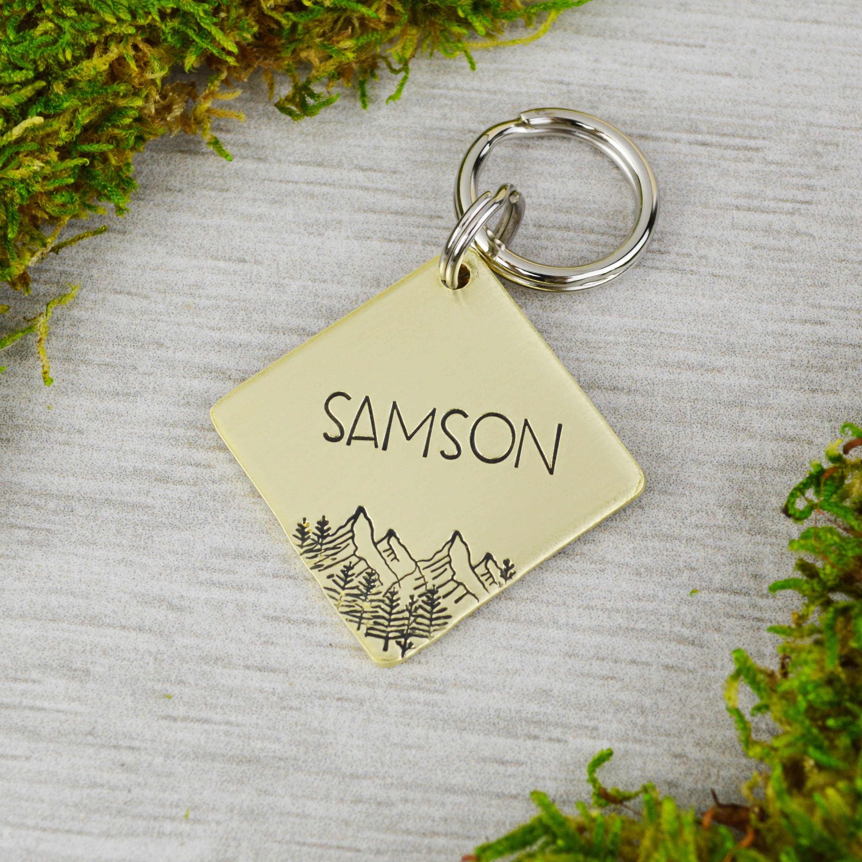 Spring in the Rockies Pet ID Tag
