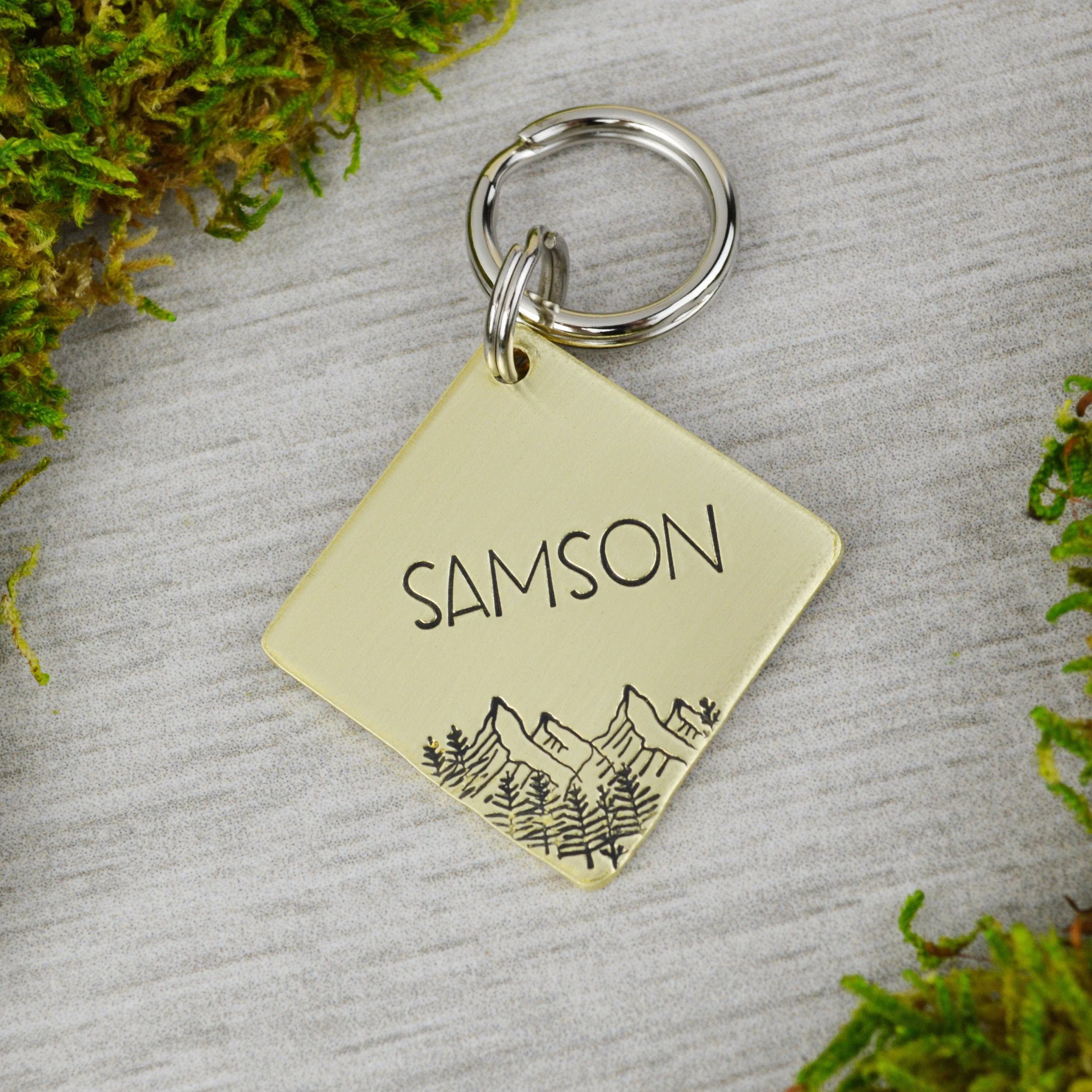 Spring in the Rockies Pet ID Tag