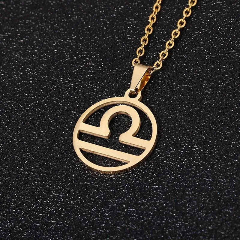 Stainless Steel Boho Star Sign Necklace