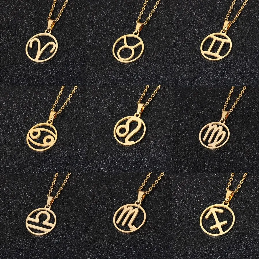 Stainless Steel Boho Star Sign Necklace
