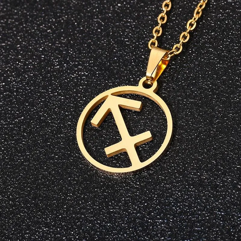 Stainless Steel Boho Star Sign Necklace