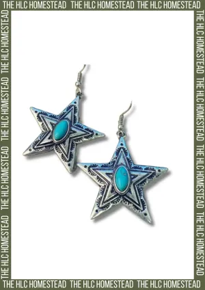 Star Drop Earrings