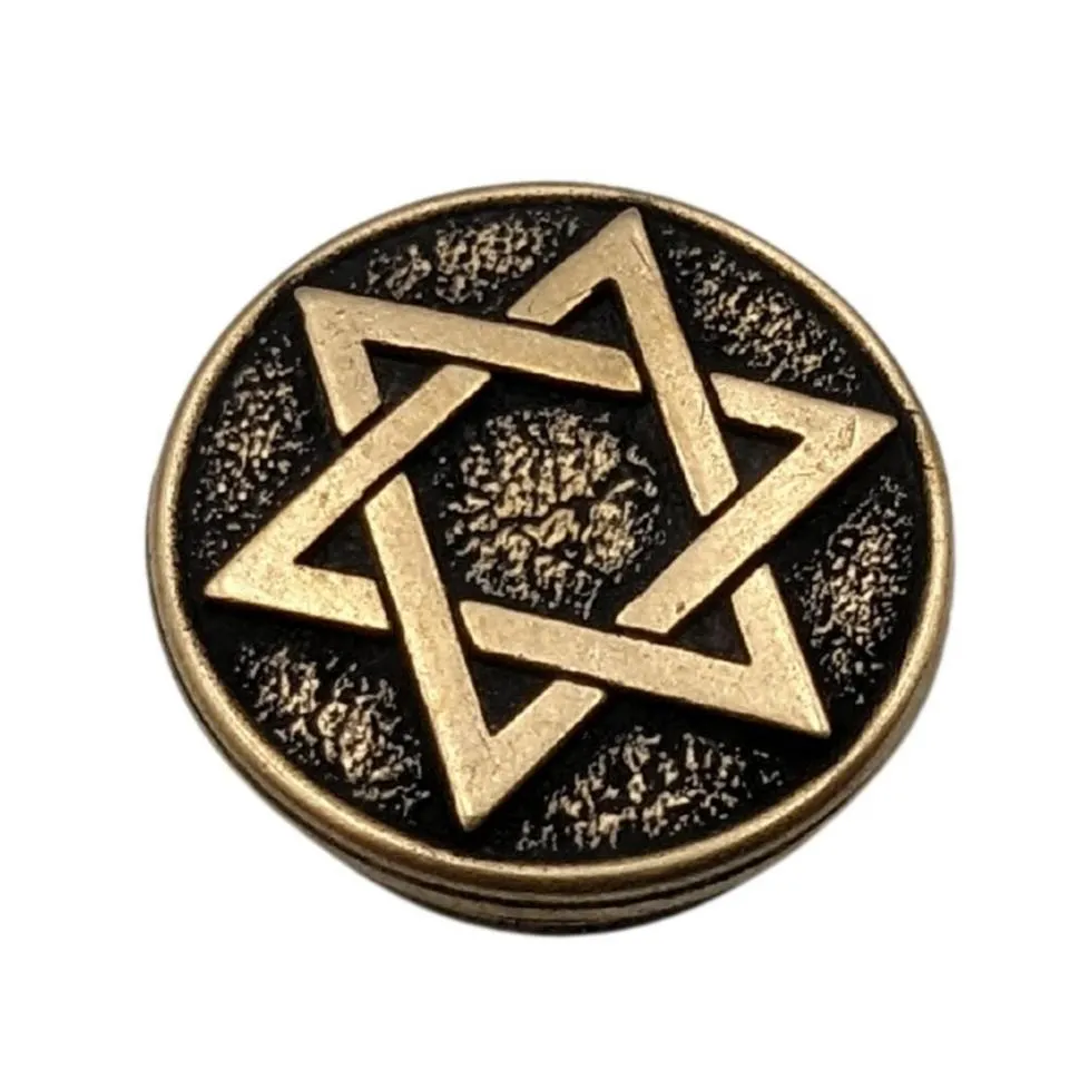 Star of David paracord bead