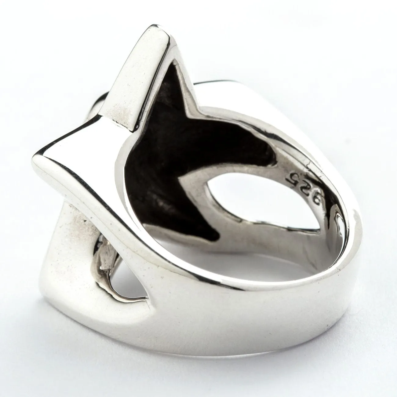 Star Skull Sterling Silver Ring