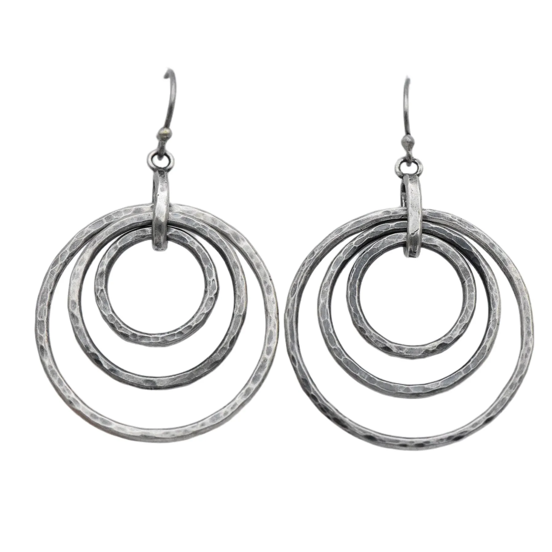 Sterling Silver Dancing Hoops