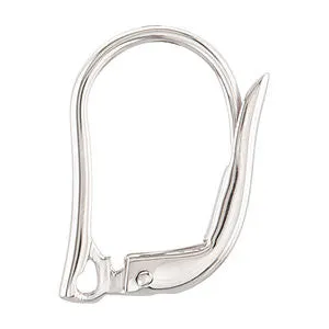 Sterling Silver Premium Heavy Weight Lever Back with Ring