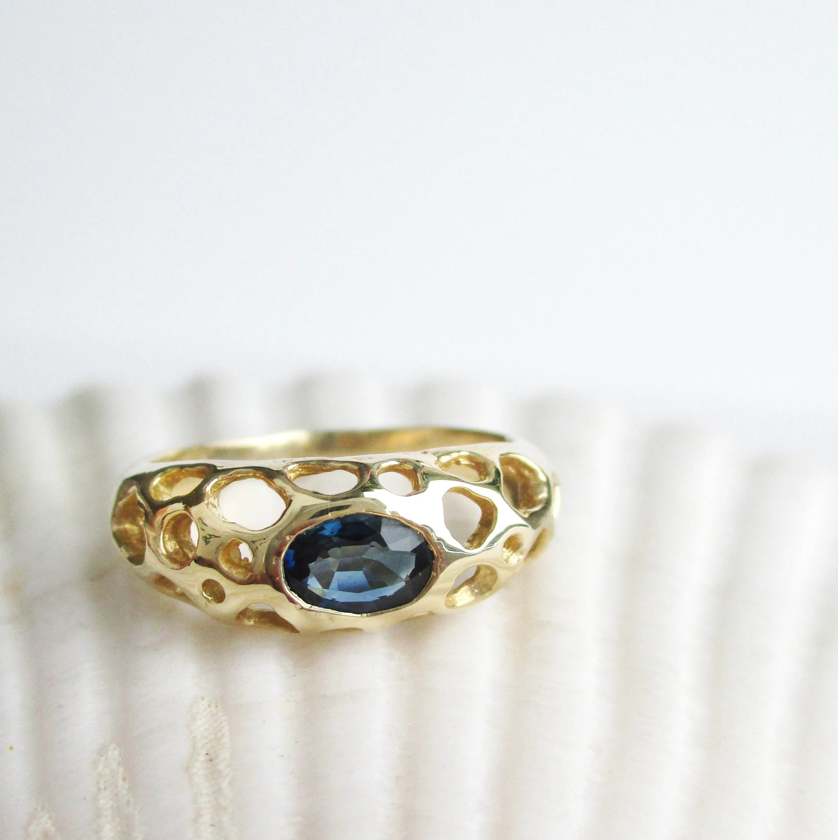 Still Water Sapphire Ring