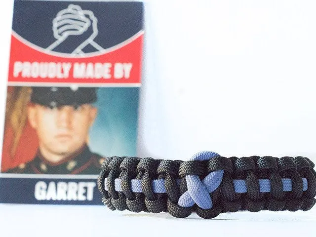 Stomach Cancer Awareness Paracord Bracelet