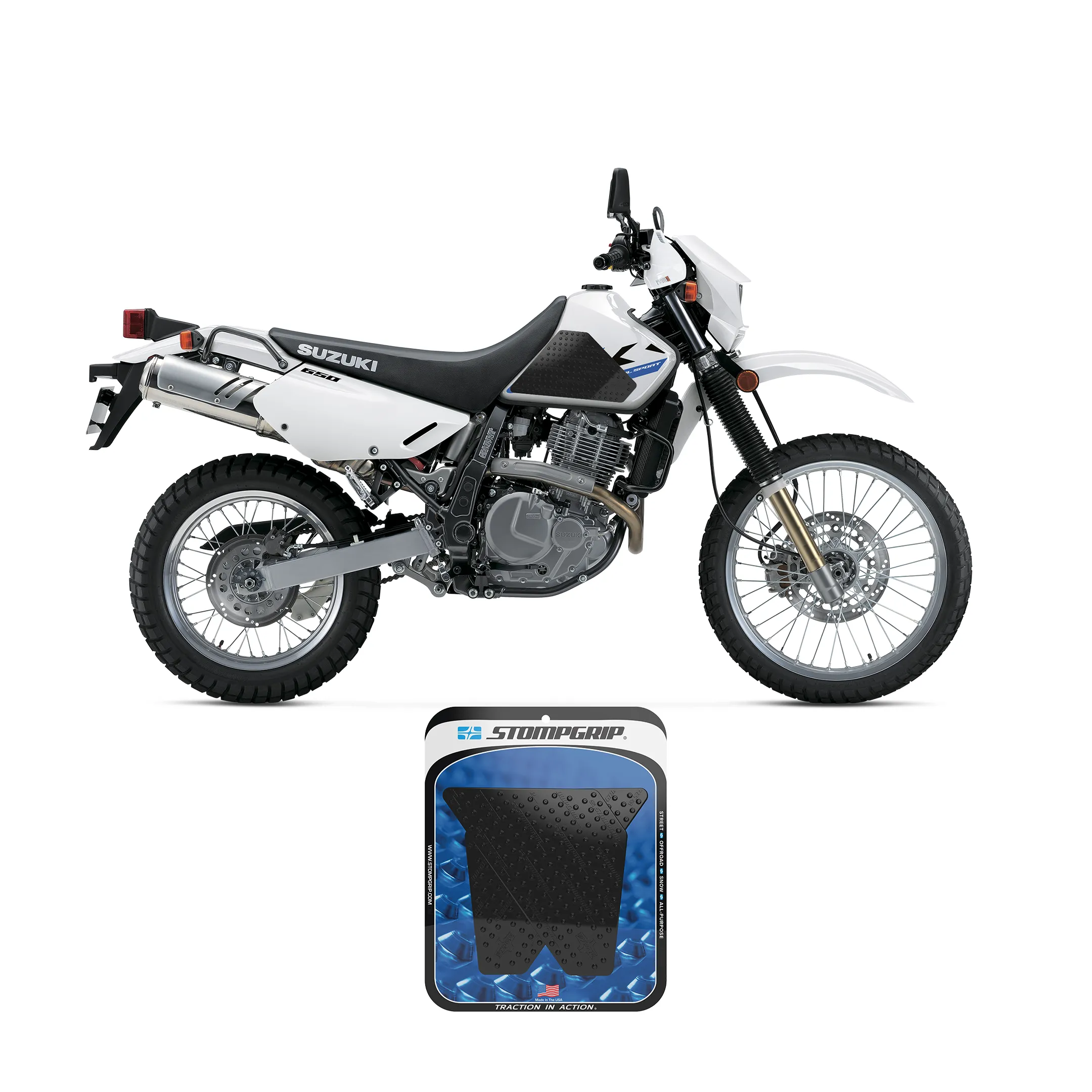 Stompgrip - Suzuki DR650S 00-25 Tank Grips (0060-4)