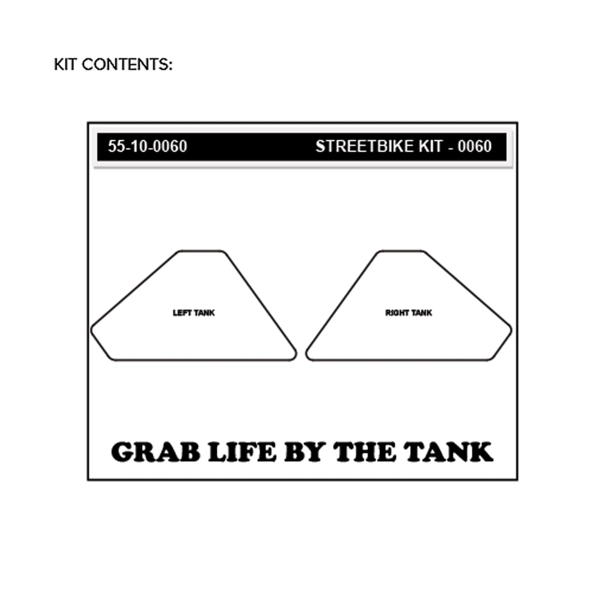 Stompgrip - Suzuki DR650S 00-25 Tank Grips (0060-4)