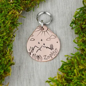 Sun Over the Ridge Adventures Pet ID Tag